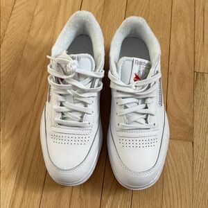 Reebok Club C 85 women’s white sneakers size 7